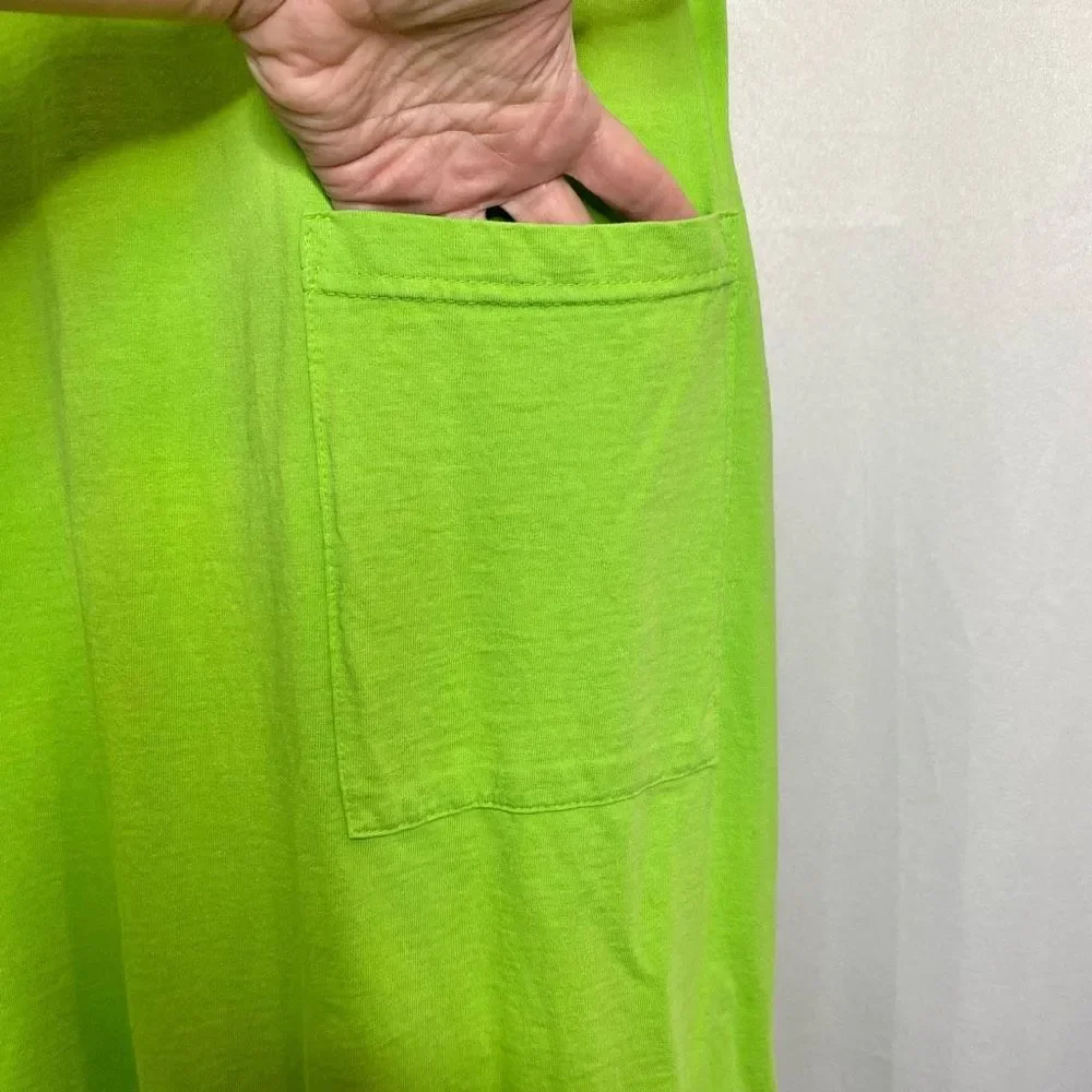Cover Charge Vintage T-Shirt Dress with pockets Green Size Small - Picture 5 of 9